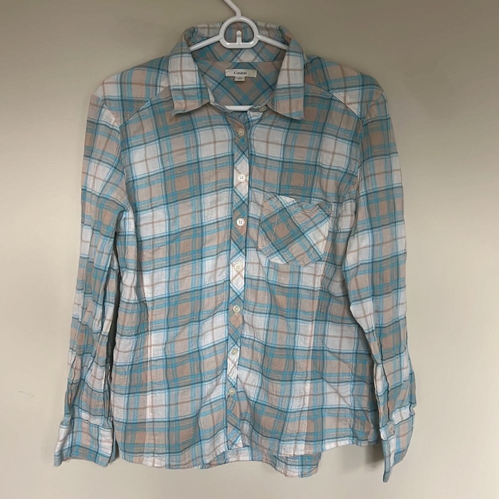 Women's Petite Caslon Shirt - Picture 2 of 5